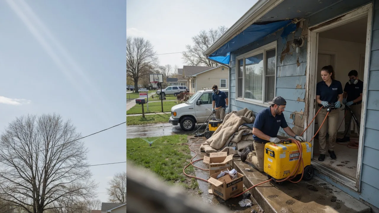 Basement Flood Cleanup in Cologne, MN near me